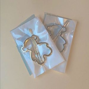 bear shaped hair pins